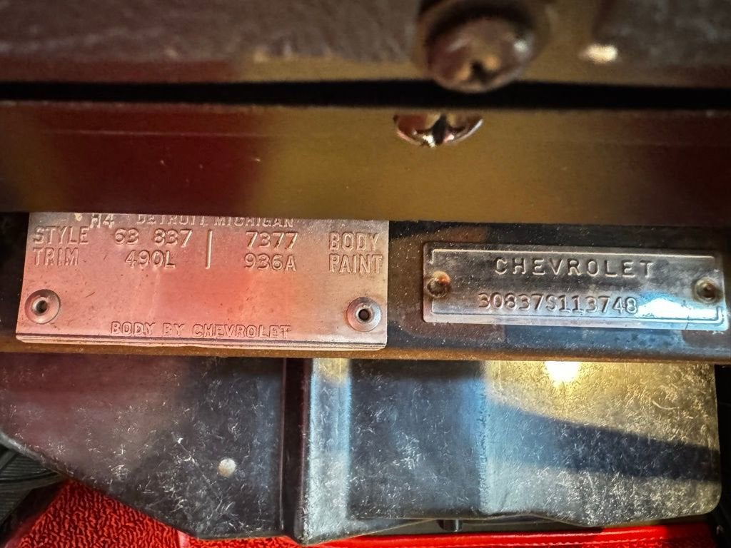 1963 Chevrolet CORVETTE Base